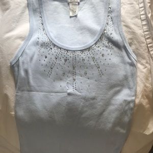 Vocal Tops - Vocal Tank in baby blue Vocal Tops - Vocal Tank in baby blue